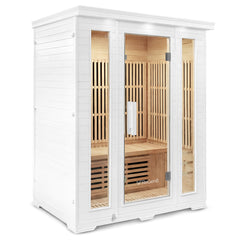 Trio - 3 Person Infrared Sauna (White)