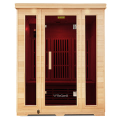 Trio Indoor - 3 Person Infrared Sauna (Natural)