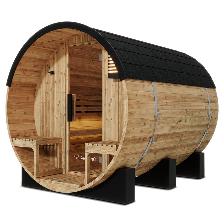 Venturo - 4 Person Outdoor Barrel Sauna
