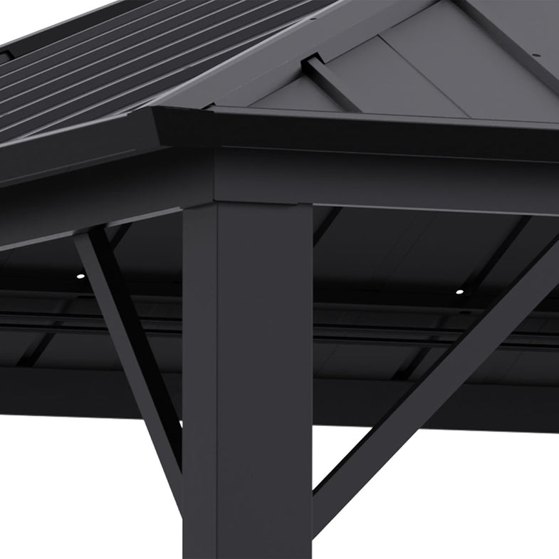 Aspendale 3m x 3.6m Metal Gazebo Set