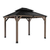 Maryborough 3m x 3m Timber & Steel Double Hip Roof Gazebo