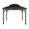 Maryborough 3m x 3m Timber & Steel Double Hip Roof Gazebo