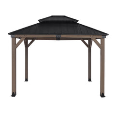 Maryborough 3m x 3m Timber & Steel Double Hip Roof Gazebo