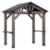 Oslo 2.4m x 1.8m BBQ/Grill Timber & Steel Gable Roof Gazebo