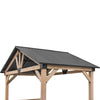 Oslo XL 3.6m x 2.4m BBQ/Grill Timber & Steel Gable Roof Gazebo