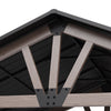 Oslo XL 3.6m x 2.4m BBQ/Grill Timber & Steel Gable Roof Gazebo