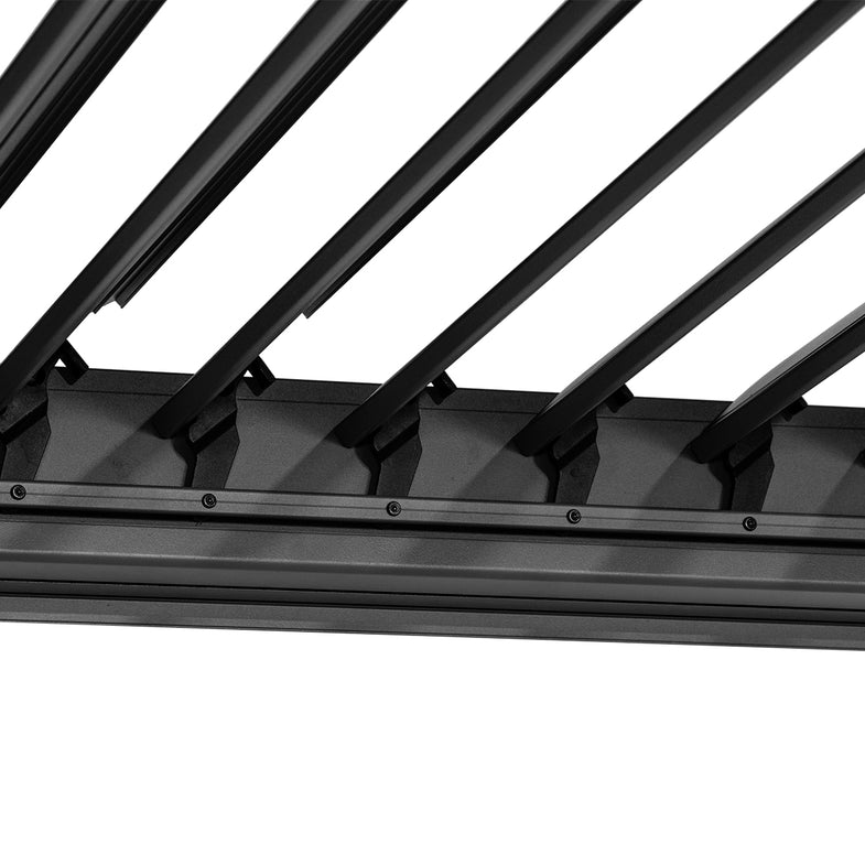 Elmont 3m x 3m Aluminium Adjustable Louvre Pergola (Charcoal Grey)