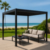 Elmont 3m x 3m Aluminium Adjustable Louvre Pergola