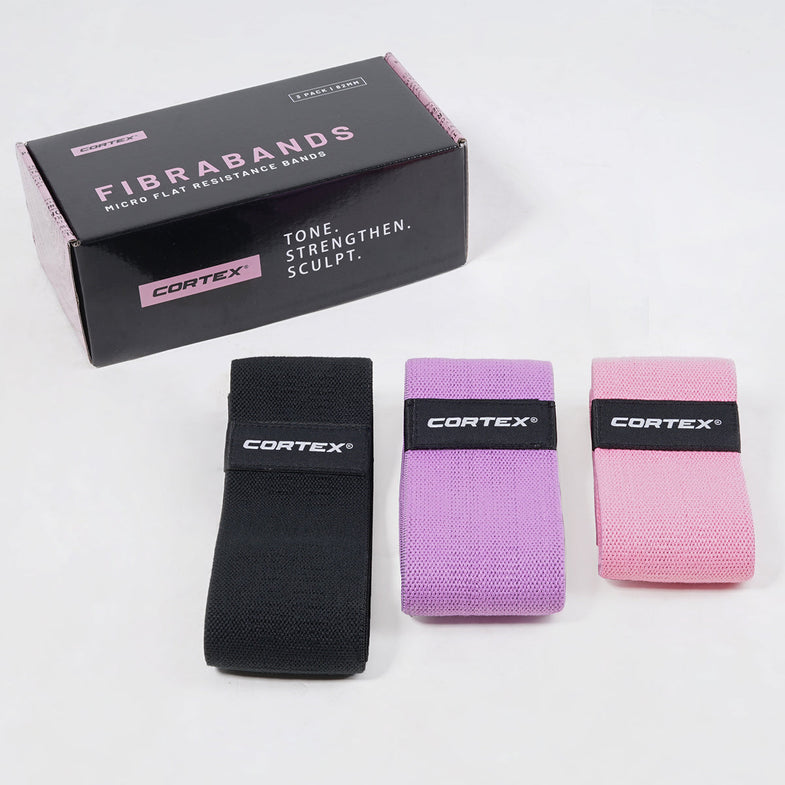 FibraBands Fabric Premium Resistance Bands 3 Pack (82mm)
