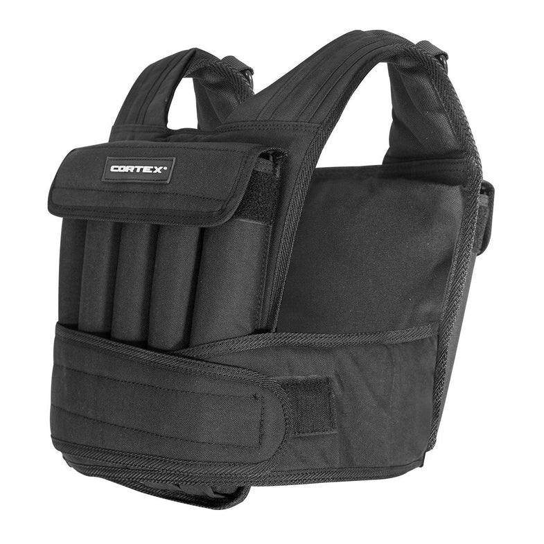 20kg Adjustable Weight Vest with 2kg Increments (Black)