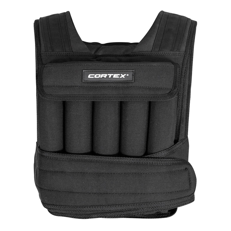 20kg Adjustable Weight Vest with 2kg Increments (Black)
