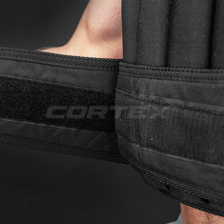 20kg Adjustable Weight Vest with 2kg Increments (Black)
