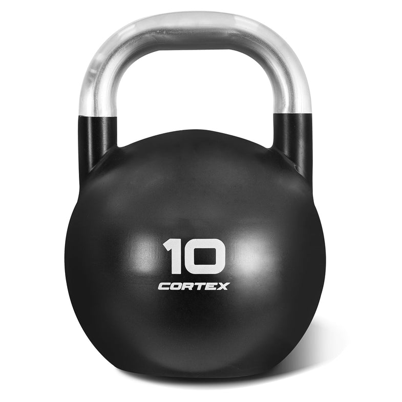 8kg to 32kg Commercial Steel Kettlebell V2 Package with Kettlebell Stand
