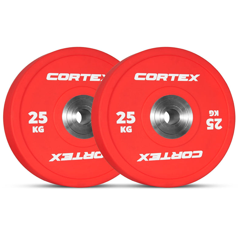 25kg Competition Bumper Plates (Pair)