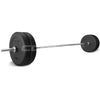 90kg EnduraShell Barbell Weight Set with Weight Tree