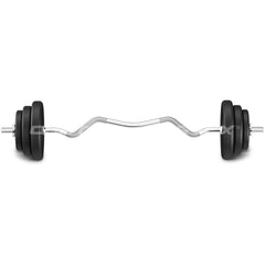 40kg EnduraShell Curl Bar Weight Set