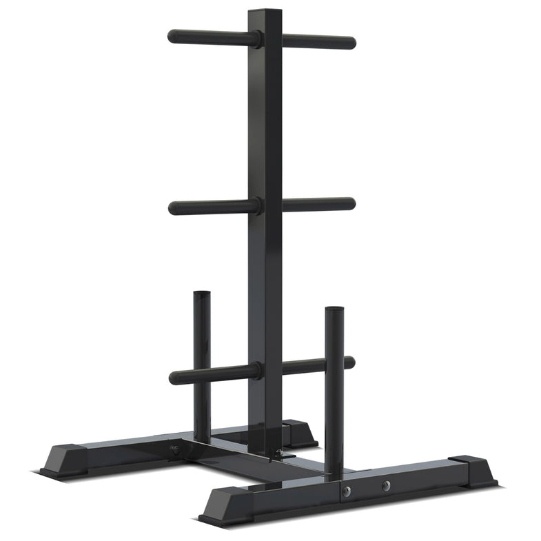 90kg Tri-Grip 25mm Standard Barbell Weight Set with Weight Tree