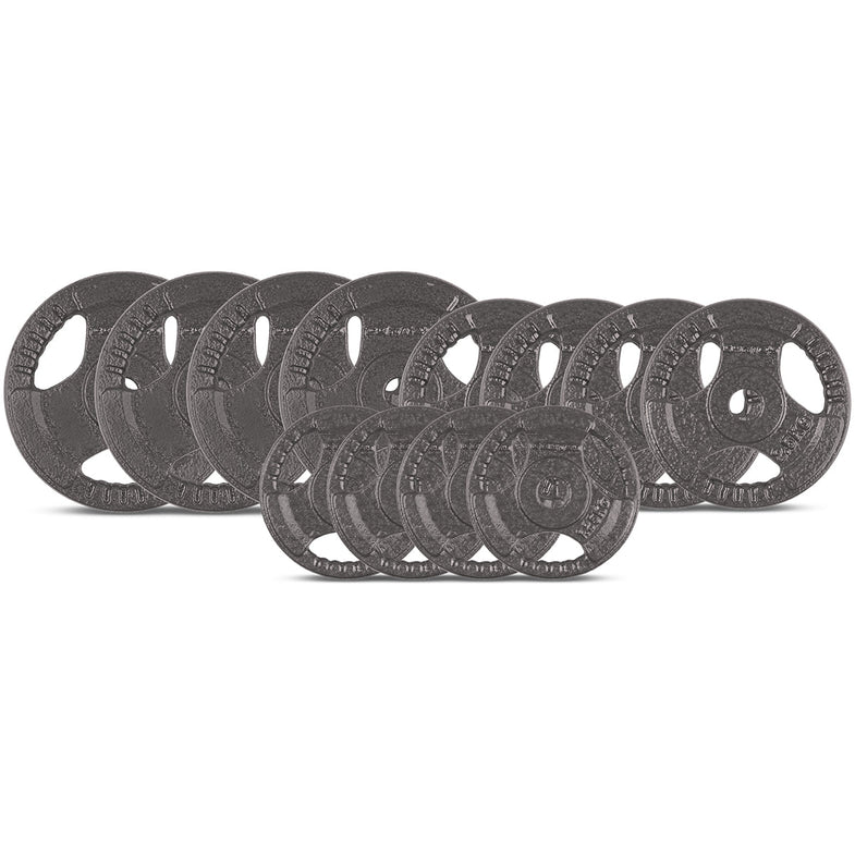 35kg Tri-Grip 25mm Standard Weight Plate Set