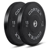 15kg Black Series V2 Bumper Plate (Pair)