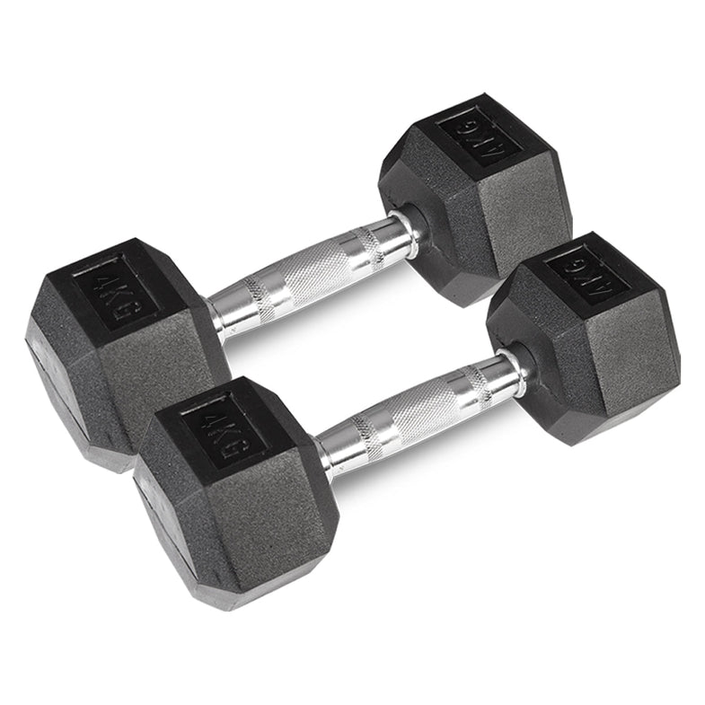 4kg Hex Dumbbells (Pair)