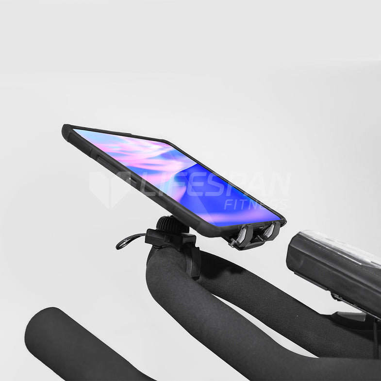Exercise Bike Phone/Tablet Holder (Suits up to 30mm Handlebars)