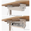 ErgoDesk Automatic Standing Desk 1500mm (Oak) + Cable Management Tray