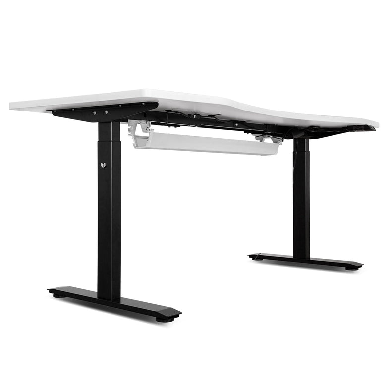 WalkingPad M2 Treadmill with ErgoDesk Automatic White Standing Desk 1500mm + Cable Management Tray
