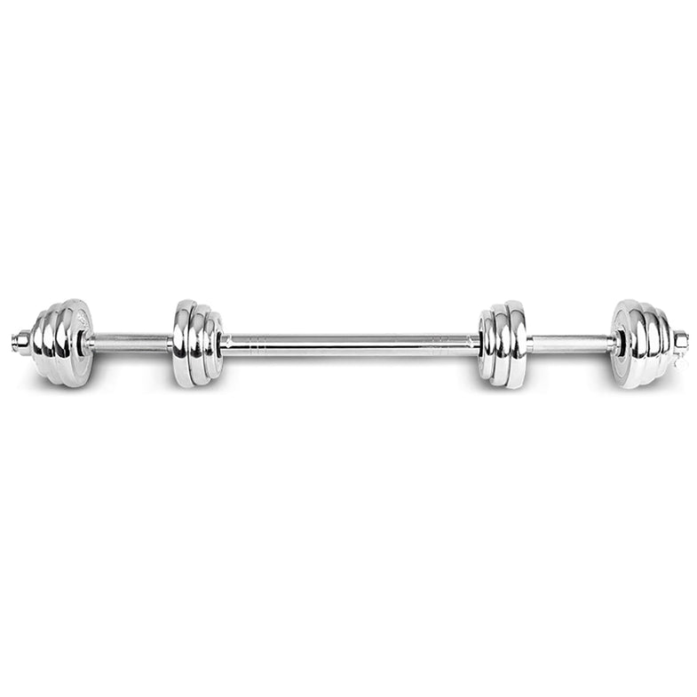 30kg Dumbbell and Barbell 2-in-1 Set