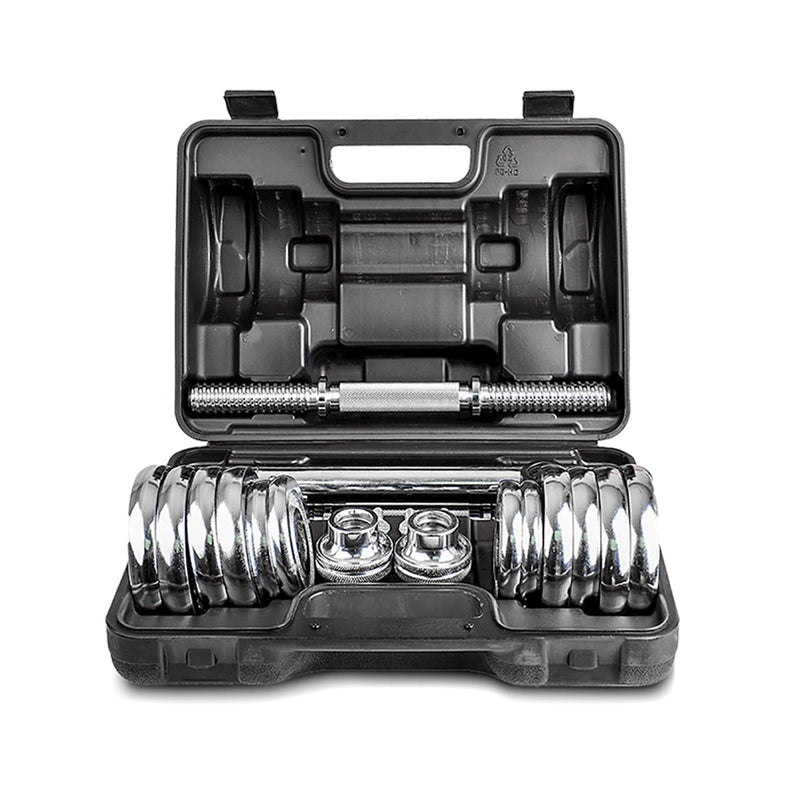 30kg Dumbbell and Barbell 2-in-1 Set