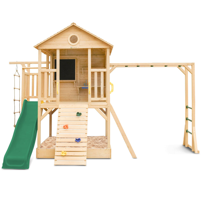 Kingston Cubby House with Green Slide