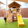 Warrigal Cubby House with Yellow Slide