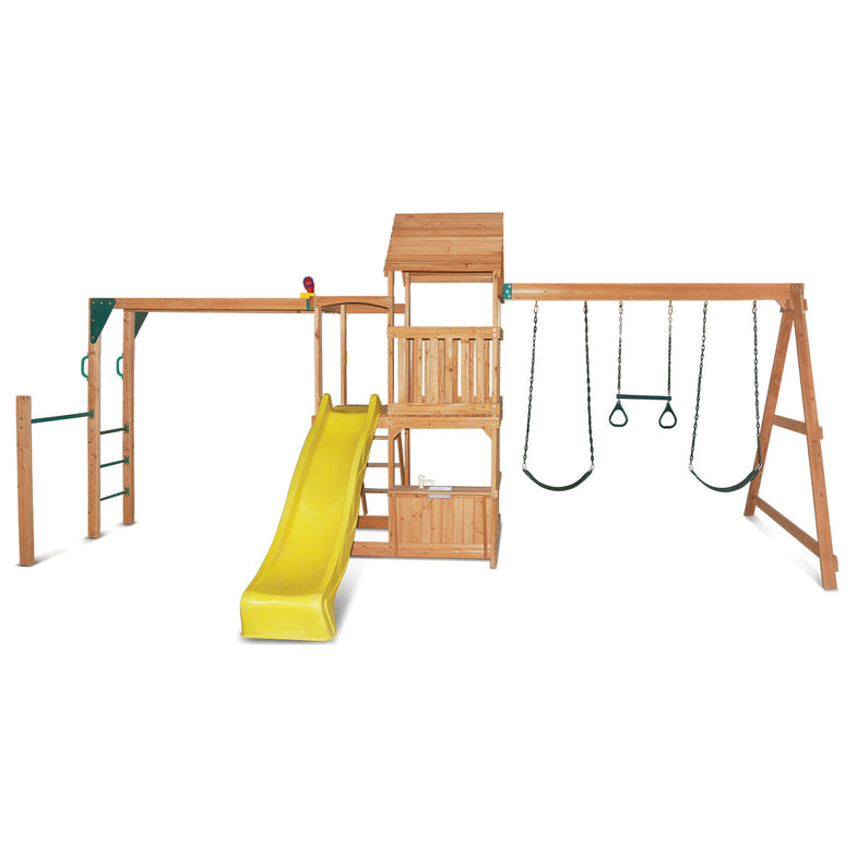 Coburg Lake Swing & Play Set (Yellow Slide)