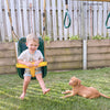 Winston 4-Station Timber Swing Set with Green Slide