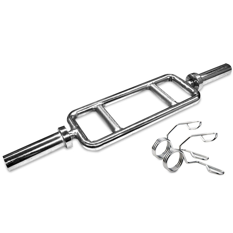 Olympic Tricep Bar with Spring Collars