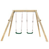 Holt 2-Station Timber Swing Set
