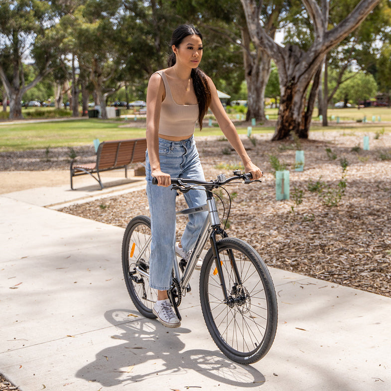 Brooklyn Urban 650B Street Hybrid Bike - Stainless